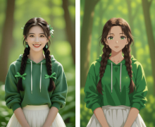 上传照片后系统从动识别面部特